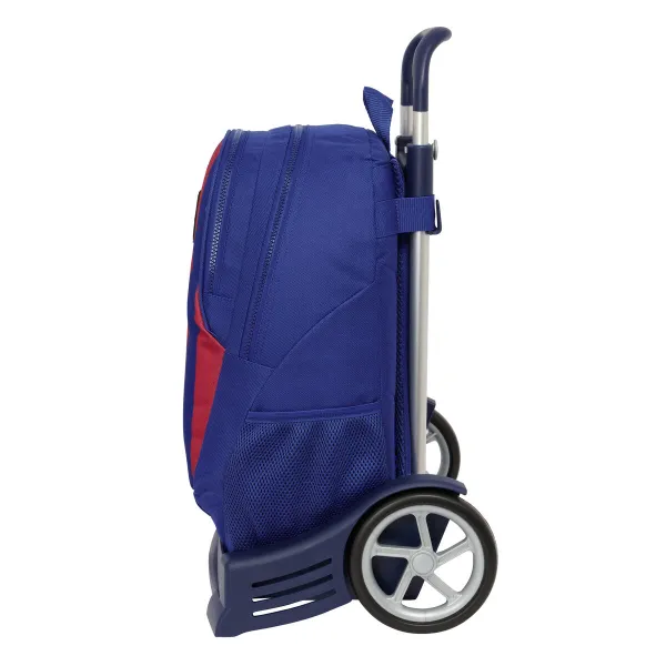 Reppu pyörillä F.C. Barcelona 24/25 Punaruskea Laivastonsininen 32 x 44 x 16 cm