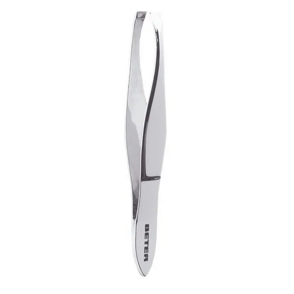 Beter Chrome Plated Straight Tip Tweezers