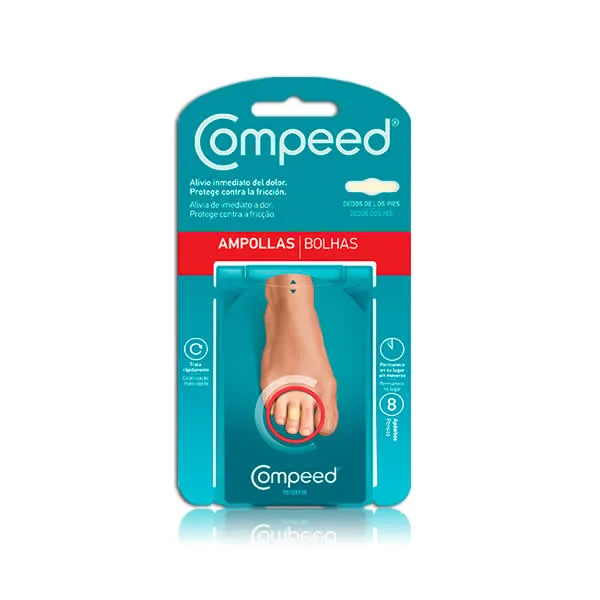 Compeed Blisters On Toes Plasters 8 Units