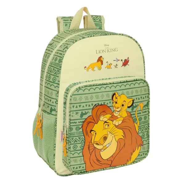 Koululaukku Mufasa Vihreä Beige 33 x 42 x 14 cm