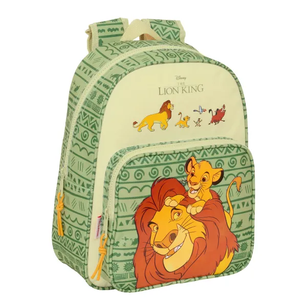Школьный рюкзак Mufasa Зеленый Бежевый 27 x 33 x 10 cm