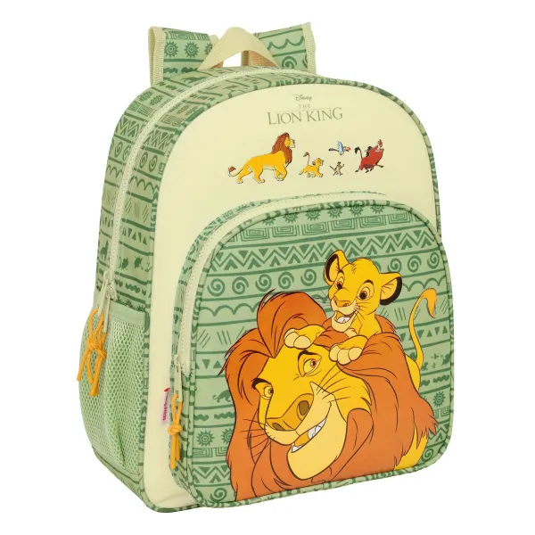 Школьный рюкзак Mufasa Зеленый Бежевый 32 x 38 x 12 cm