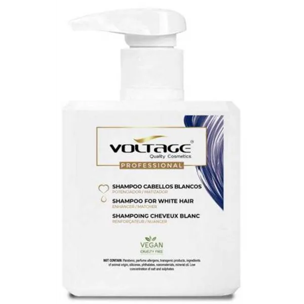 Voltage Cosmetics Therapy Ultra Violet Cabellos Blancos 2 En 1 Champú-Mascaril