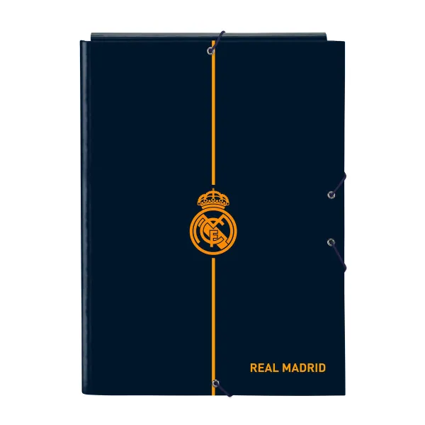 Gredzenveida stiprinājums Real Madrid C.F. 2nd Kit 24/25 Tumši Zils A4 26 x 33.5 x 2.5 cm