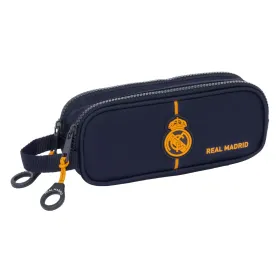 Kaksilokeroinen laukkku Real Madrid C.F. 2nd Kit 24/25 Laivastonsininen 21 x 8 x 6 cm