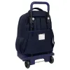 School Rucksack with Wheels Real Madrid C.F. Navy Blue 33 x 45 x 22 cm