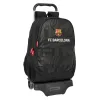 Mokyklinė kuprinė su ratukais F.C. Barcelona Black Juoda 32 x 44 x 16 cm