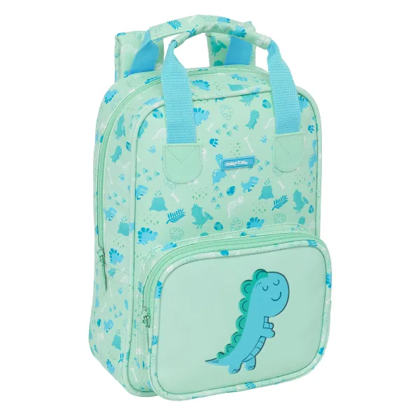 Lasten laukku Safta Dino Vihreä 20 x 28 x 8 cm