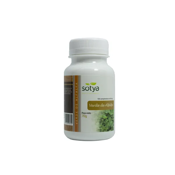 Sotya Verde Alfalfa De 700 Mg 100 Comp