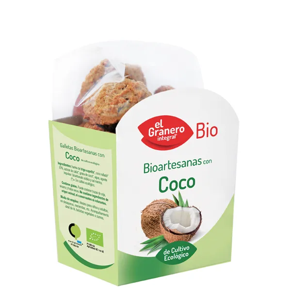 Granero Galletas Artesanas Con Coco Bio 220g