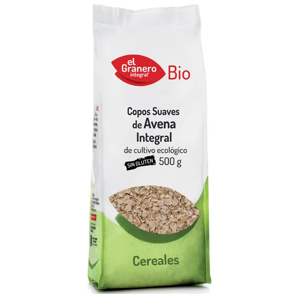 Granero Copos Suaves De Avena Integral Sin Gluten Bio 500