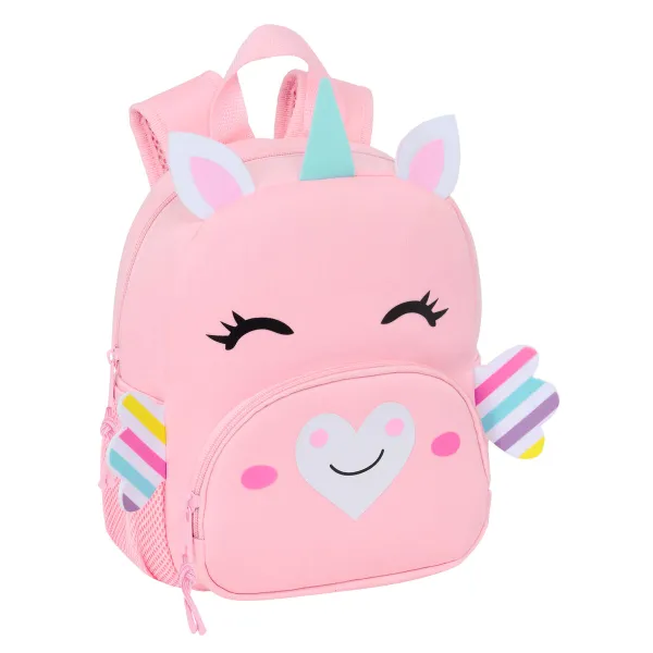 Koululaukku Safta Unicornio Pinkki 20 x 25 x 9 cm