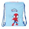 Сумка-рюкзак на веревках Spider-Man Rescue Синий Красный 26 x 34 x 1 cm