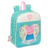 Bērnu soma Peppa Pig Pretty flowers Dzeltens Piparmētra 22 x 27 x 10 cm