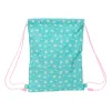 Сумка-рюкзак на веревках Peppa Pig Pretty flowers Жёлтый Мята 26 x 34 x 1 cm