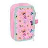 Penālis ar vietu trim zīmuļiem SuperKitties Rozā Tirkīzs 12,5 x 19,5 x 5,5 cm 37 Daudzums