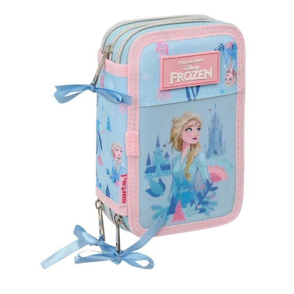 Skolas Penālis ar Piederumiem Frozen Ice magic Gaiši Zils 12,5 x 19,5 x 5,5 cm 37 Daudzums
