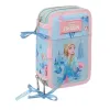 Koululaisen penaali lisätarvikkeilla Frozen Ice magic Vaaleansininen 12,5 x 19,5 x 5,5 cm 37 Kappaletta