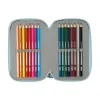 Skolas Penālis ar Piederumiem Frozen Ice magic Gaiši Zils 12,5 x 19,5 x 5,5 cm 37 Daudzums