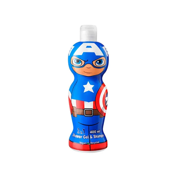 Marvel Air-Val Capitan America Gel y Champu 1d400