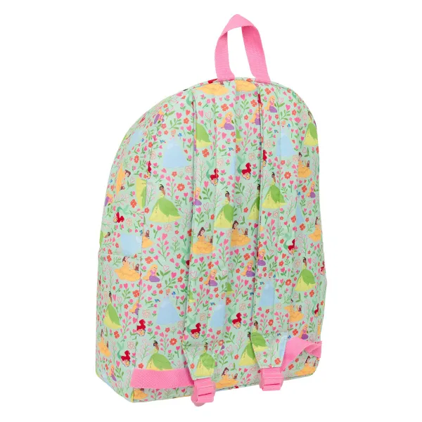 Skolas soma Disney Princess Bloom Zaļš Rozā 31 x 43 x 13 cm