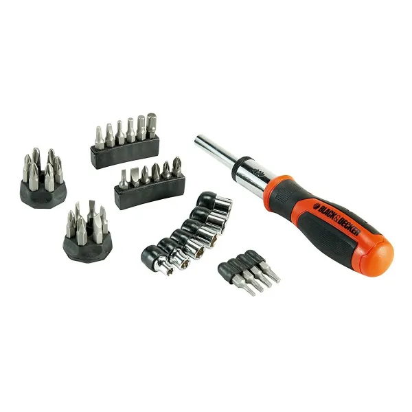 Bit set with screwdriver Black & Decker BDHT0-62130 29 Dalys