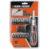 Bit set with screwdriver Black & Decker BDHT0-62130 29 Dalys