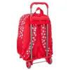 Mokyklinė kuprinė su ratukais Hello Kitty Iconic Balta Raudona 33 x 42 x 14 cm