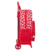 Mokyklinė kuprinė su ratukais Hello Kitty Iconic Balta Raudona 33 x 42 x 14 cm