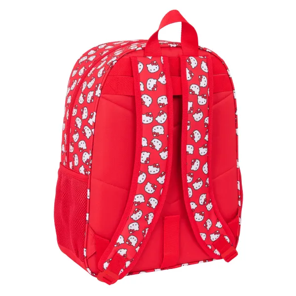 Школьный рюкзак Hello Kitty Iconic Белый Красный 33 x 42 x 14 cm