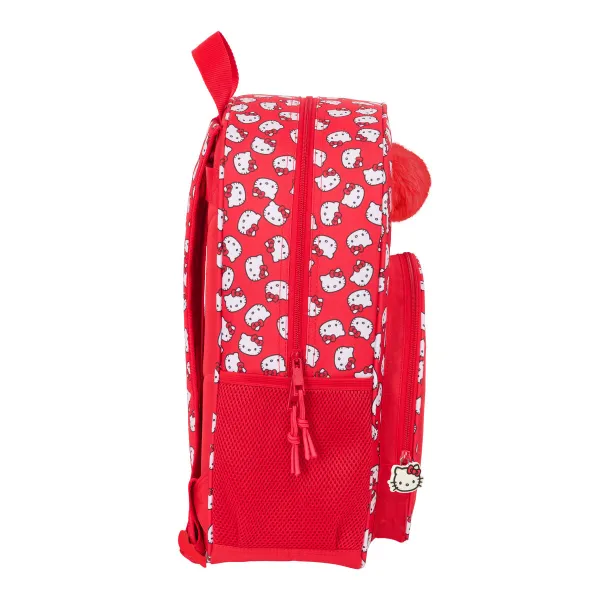 Школьный рюкзак Hello Kitty Iconic Белый Красный 33 x 42 x 14 cm