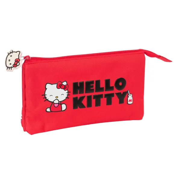 Holdall Hello Kitty Iconic White Red 22 x 12 x 3 cm