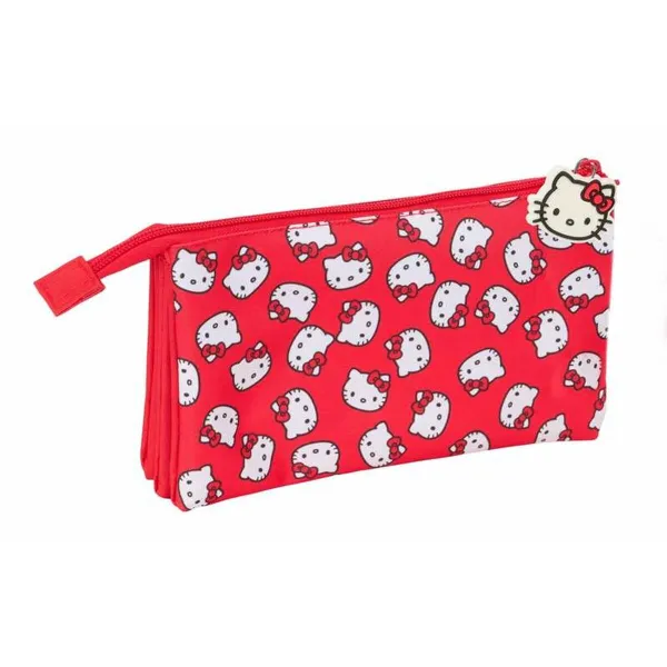 Holdall Hello Kitty Iconic White Red 22 x 12 x 3 cm