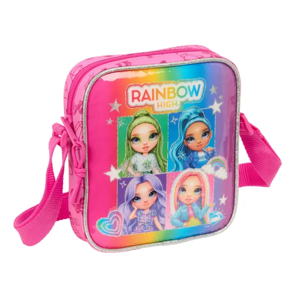 Сумка на плечо Rainbow High Shine Разноцветный 16 x 18 x 4 cm