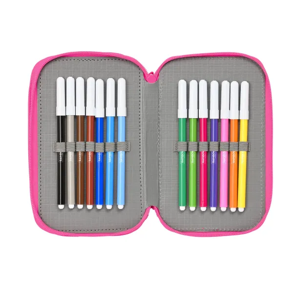 Kolmoiskynäkotelo Rainbow High Shine Monivärinen 12,5 x 19,5 x 5,5 cm 37 Kappaletta