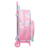 Mokyklinė kuprinė su ratukais Barbie Painterly Rožinė Dangaus mėlynumo 33 x 42 x 14 cm