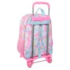 Skolas mugursoma ar riteņiem Barbie Painterly Rozā Debesu zils 33 x 42 x 14 cm