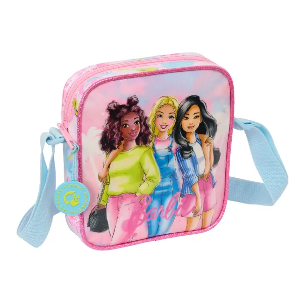Сумка на плечо Barbie Painterly Розовый Небесный синий 16 x 18 x 4 cm