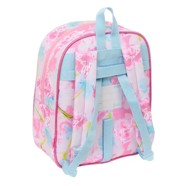 Школьный рюкзак Barbie Painterly Розовый Небесный синий 22 x 27 x 10 cm