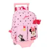 Школьный рюкзак с колесиками Minnie Mouse Naive Розовый 28 x 34 x 10 cm