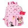 Koululaukku Minnie Mouse Naive Pinkki 28 x 34 x 10 cm