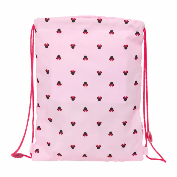 Сумка-рюкзак на веревках Minnie Mouse Naive Розовый 26 x 34 x 1 cm