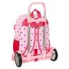 Школьный рюкзак с колесиками Minnie Mouse Naive Розовый 33 x 42 x 14 cm