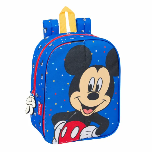 Skolas soma Mickey Mouse Clubhouse Good day Zils 22 x 27 x 10 cm