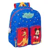 School Bag Mickey Mouse Clubhouse Good day Blue 28 x 34 x 10 cm
