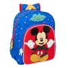 Mokyklinis krepšys Mickey Mouse Clubhouse Good day Mėlyna 32 x 38 x 12 cm