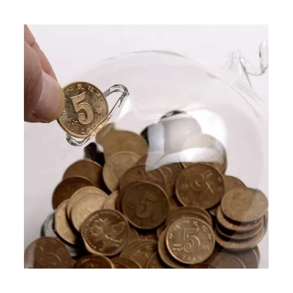Piggy bank - stiklinė kiaulė Ruhhy 22588