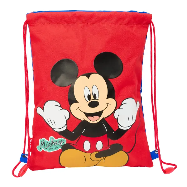Сумка-рюкзак на веревках Mickey Mouse Clubhouse Good day Синий 26 x 34 x 1 cm
