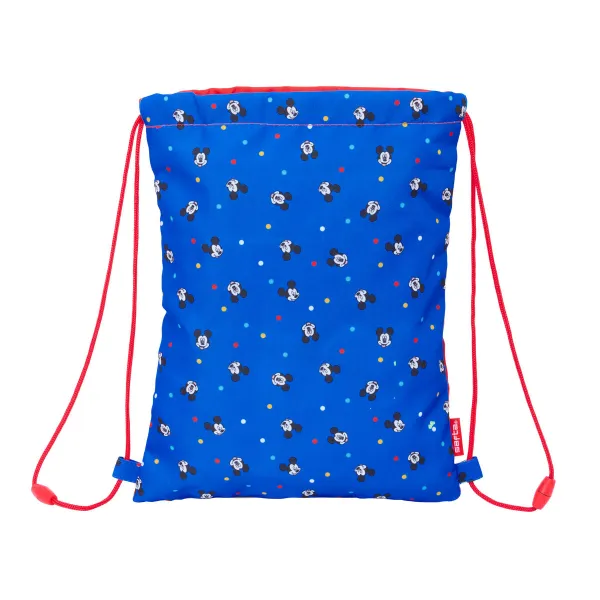 Сумка-рюкзак на веревках Mickey Mouse Clubhouse Good day Синий 26 x 34 x 1 cm