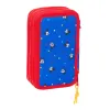 Trigubas penalas Mickey Mouse Clubhouse Good day Mėlyna 12,5 x 19,5 x 5,5 cm 37 Dalys
